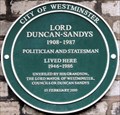Image for Lord Duncan-Sandys - Vincent Square, London, UK