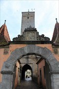 Image for Burgtor / Castle Gate - Rothenburg ob der Tauber, Bavaria, Germany