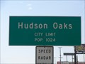 Image for Hudson Oaks, TX - Population 1024
