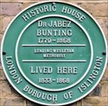 Image for Dr Jabez Bunting - Myddelton Square, London, UK