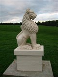 Image for Willen Peace Pagoda lions