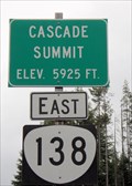 Image for Cascade Summit 5,925 feet - Klamath County, OR
