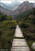 Image for Touristic boardwalks in Zhangshiyan Scenic Area at Shirenzhai village (Hebei, China)