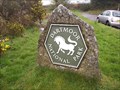 Image for DNP Boundary Sign, Tongue End, North Dartmoor, Devon UK