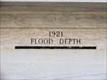 Image for 1921 Flood Depth,  Memorial Hall - Pueblo, CO