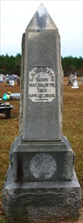 Image for C.F. Dickerson - Antioch Cemetery - Winston County, Mississippi
