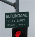 Image for Burlingame, CA - Pop: 26,801