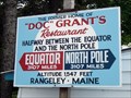 Image for "Doc" Grant's Sign - Rangeley, Maine