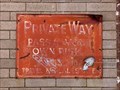 Image for Private Way ghost sign - Franklin, Massachusetts