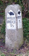 Image for Milestone - un-named private road, Ripley, Yorkshire, UK.