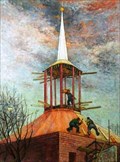 Image for “Laying The Copper Roof, St Michael’s Church, Letchworth” by Robin Mackertich – St Michael’s Church, Broadway, Letchworth, Herts, UK