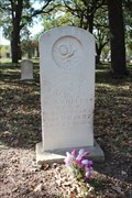 Image for OLDEST Recorded Grave in City Greenwood Cemetery - Weatherford, TX