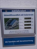 Image for Counting and measuring display Solaranlage Aldi Store - 88239 Wangen, BW, Germany