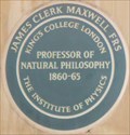 Image for James Clerk Maxwell FRS - King's Campus, Strand, London, UK
