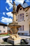 Image for Kašna se sochou Spravedlnosti / Fountain with a statue of Justice - Horní Maršov (North-East Bohemia)