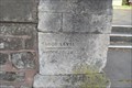 Image for 1947 Flood Mark, Gate Post of St.Peter & St.Paul's Church, Old Street, Upton-on-Severn, Worcestershire.