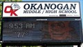 Image for School Time-Temp Sign - Okanogan, WA