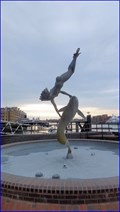 Image for Girl with a Dolphin - St Katherine's Dock, London, UK