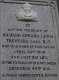 Image for Lt.Richard Edward Lewis Treweeks RN - HMS Natal - Pembroke, Wales