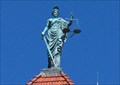 Image for Lady Justice - courthouse tower - Anthony, KS