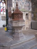 Image for Font & Pulpit, Cathedral, Bangor, Gwynedd, Wales, UK