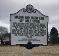 Image for Mason And Dixon Line 40th Mile Stone - Norrisville, MD