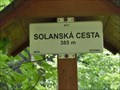 Image for Elevation Sign - Solanska cesta, Czech Republic.385m
