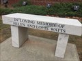 Image for Helyn and Louis Watts Bench - Kennesaw, GA