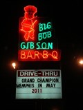 Image for "Big Bob" Gibson BAR-B-Q neon - Decatur, AL