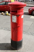 Image for Victorian Pillar Box - Lothian Street, Edinburgh, Scotland, UK