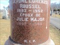 Image for 102 - Julie (Major) Roussel -  cimetière Notre-Dame, Gatineau (Hull), Québec