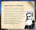 Image for John Brown of Kansas -- Marais des Cygnes SHS, Linn Co. KS