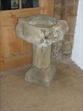 Image for Ancient Font, St. Marys Priory Church, Monmouth, Gwent, Wales