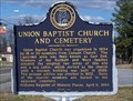 Image for Union Baptist Church & Cemetery - Lipscomb, AL