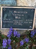 Image for Vietnam War Memorial, Caledonia Memorial Post 305, Caledonia, Michigan