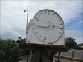 Image for ONLY - Existing backlit clock-faced tide gauge , Port Germein , SA, Australia