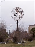 Image for Globe statue - Lincoln Highway - Council Bluffs, Iowa