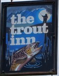 Image for The Trout Inn - Pub Sign - Beulah, Llanwrtyd Wells, Wales.