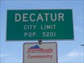 Image for Decatur, TX - Population 5201
