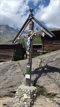 Image for Wooden Cross on Stadelweg - Saas-Fee, VS, Switzerland