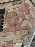 Image for Sundial on Tower of Castle Church, Stafford, Staffordshire, UK. 
