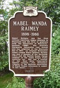 Image for Mabel Wanda Raimey Historical Marker
