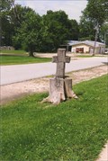 Image for Wooden Cross - St. Mary's Catholic Church - Hawk Point, MO