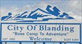 Image for City of Blanding ~ "Base Camp to Adventure"