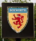 Image for Boxworth - Cambridgeshire Village Sign