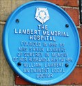 Image for Lambert Memorial Hospital, Chapel St, Thirsk, N Yorks, UK