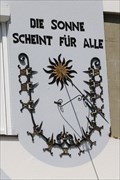 Image for Schmiedeeiserne Sonnenuhr / Wrought iron sundial - Gänserndorf, Austria
