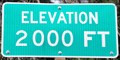 Image for Old Julian Highway ~ Elevation 2000 Feet