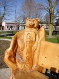 Image for "GREEN PARK BENCH  BEARS"   Brooklin, Ontario CANADA