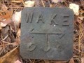 Image for WAKE/HARNETT/CHATHAM TRI-COUNTY CORNER (OLD) - Wake Co., NC
